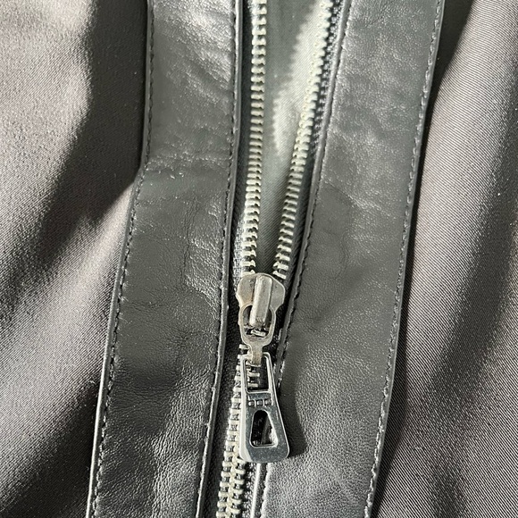 Bod & Christensen XXL Black Fall Jacket with Leather Trim - Picture 7 of 16